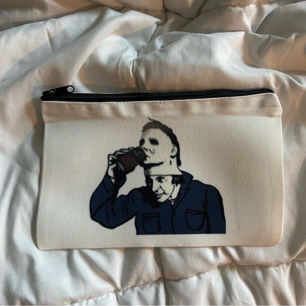 Michael Meyers Halloween Makeup Pouch